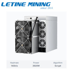 ElphaPex DG 1+ 14G  3920W  DOGE (Dogecoin) & LTC (Litecoin) Mining Machine